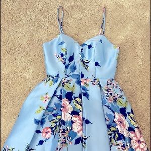 Baby blue dress